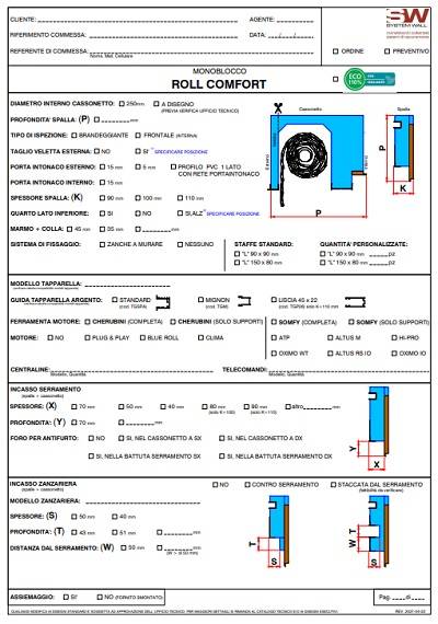 Roll Comfort Monoblocco